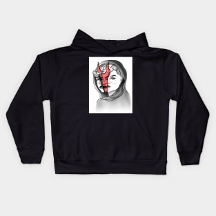 Demon inside Kids Hoodie